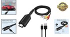 Male Rca To Hdmi Video audio Converter     Plug   Play For Effortless Streaming