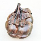 Yz300 - 4 8 X 5 7 X 4 5 Cm Green Sandalwood Carved Figurine - Persimmon