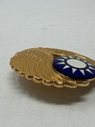 Post Ww2 Chinese Nationalist Air Force Pilot Visor Cap Badge Flying Tiger Avg