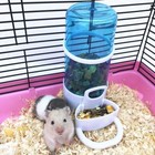 Dish Bowl Hamster Feeder Water Drinker Dispenser  Food Bottle Automatic Drinker