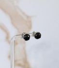 David Yurman Women s 8mm Black Onyx Chatelaine Sterling Silver Stud Earrings