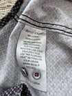 Buttercloth Men s Long Sleeve Shirt Size Large  Stretch  Flip Cuff  Blue Geo