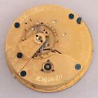 Elgin Pocket Watch 18 Size Movement Key Wind - Mx1900
