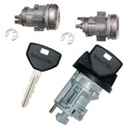 Chrysler Ignition Key Switch Lock Cylinder   Two Door Lock Tumbler Set 2 Keys