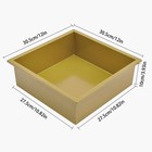 Recessed Niche Storage Stainless Square Niche Shelf Waterproof 220 5lbs Gold