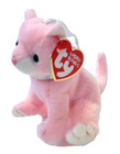 Ty Beanie Babies Basket Beanies  carnation   The Pink Cat Hanging Ornament