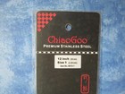 Chiaogoo Knit Red Circular Stainless 12  Knitting Needles Size 1 Nip A