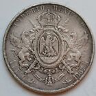 1 Peso Mexico  Empire Of Maximilian 1867 Mo  Silver Crown