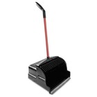 Libman 1168 Black Plastic High Power Upright Large Scoop Dust Pan 16 In 