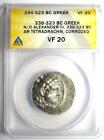 Alexander The Great Iii Ar Tetradrachm Silver Coin 336-323 Bc - Anacs Vf20
