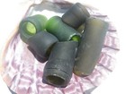 Sea Glass  Collection Of Bottle Necks tops