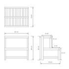 Ab4402 20 5 In x 20 5 In steps In Natural Wood Ab4402
