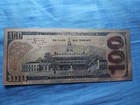 24k Gold Plated Foil Art Designed 100 Dollar Bill Novelty Collection Note
