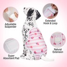 3 Pack Washable Female Dog Diaper Covers With Adjustable Suspenders - Xlarge