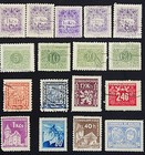 Lot Of 27 Old Czechoslovakia Used Stamps