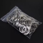 10 30pcs Stainless Steel Split Key Rings For Keychain Diy 25   35mm