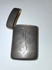     antique Sterling Silver Match Safe  1  3oz  Striker On Bottom Marked In Side