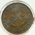 1857 Bank Of Upper Canada 1 2 Half Penny Token Pc-5d Heaton Mint Sp1571