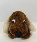 Dakin 1973 Drooper Brown And Cream Hound Dog Nutshell Plush Plastic Eyes Vintage