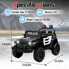12v Kids Electric Jeep Ride On Car W remote  Boys Girls Battery Powered Toys