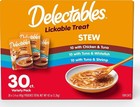 2 Pack - Hartz Delectables Stew Lickable Cat Treat Variety Pack 30 Ct Wet Topper