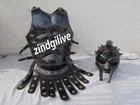 Maximus Gladiator Helmet Medieval Roman Armor Spartan Costume W  Muscle Jacket 