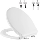 Premium Elongated Toilet Seat With Cover Quiet Close  One-click To Quick Release