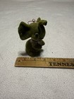 Vintage 50s 60s Flocked Elephant Figurine