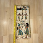 Authentic Hand Painted Ancient Egyptian Replica From Temple Walls