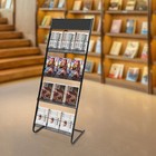 Office Newspaper Rack Magazine Stand Literature Holder Book Magazine Display