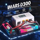 Gens Ace Imars D300 G-tech Channel Ac dc 300w 700w Rc Battery Charger-us White