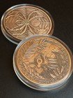 Copper-5 Oz Spider-glow In Dark-999 Fine-round In Capsule-high Relief