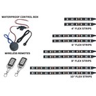 Ledglow 8pc Advanced Million Color Led Motorcycle Neon Accent Flex Light Kit