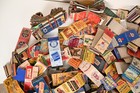 Large Vintage Collectible Matchbooks   Matchcovers Mixed Bulk Assortment Lot