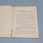 Vintage Metropolitan Life Insurance First Aid Booklet Pamphlet New York Usa