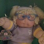 Cabbage Patch Kids 16in Soft Body Girl Doll Blonde Curly Hair Blue Eyes 1983
