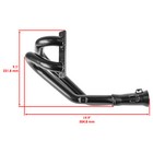 Caltric Exhaust Pipe For Polaris Rzr 4 800 Efi 2012-2014 1262319-489 1261937-489