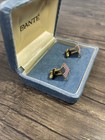 Vintage  Dante American Flag Cufflinks With Case  Good Condition