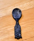 Vintage Norwegian Pewter Salt Spoon Part Of Viking Ship Salt Cellar Set