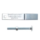 Brock Torque Converter Retainer Brackets Galvanized Steel With Hardware 50pc Box