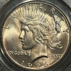 1926 Peace Dollar Pcgs Ms65