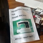 Necchi Royal Series Heavy Duty Sewing Machine 3205fa Pedal   Accessories Manual