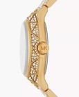 Michael Kors Raquel Mk7398 Watch Pav   Dial Gold-tone Stainless Steel Bracelet