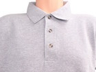 Anvil Men s 3xl Gray Short Sleeve Deluxe Cotton Button Pullover Golf Polo Shirt