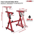 5core Keyboard Stand Adjustable Height 36 5  Width 32 5    Electric Piano Riser