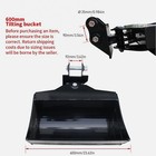 Mini Excavator Tilting Bucket Attachments 600mm Hydraulic Digger Tilt Bucket