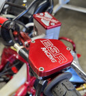 Honda Trx250r  Atc250r Trx  250r Blue Billet Aluminum Throttle Cover   Screws