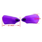Motorcycle Purple Hand Grips Guard Shield Wind Protector For Harley Softail Dyna