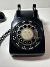 Vintage Bell System Black Rotary Dial Desk Telephone Western Electric Untested