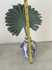 Blue   White Chinoiserie Porcelain Floral Ginger Jar Vase 6   h Royal Satsuma